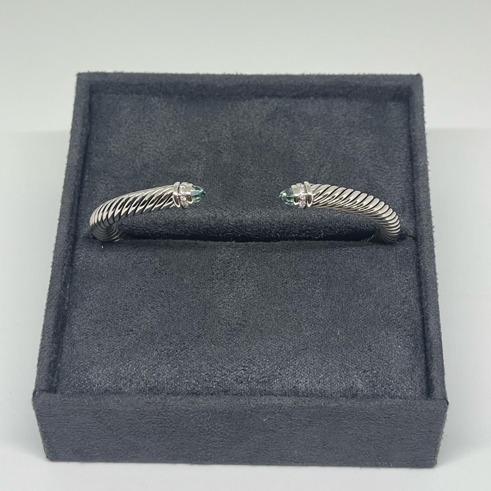 David Yurman Cable Classics 5mm Bracelet with Diamonds - Picture 5 of 10
